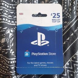 PS Store £25 Wallet top up

you can use on anything on playstation like skins or fifa packs or games

fast delivery