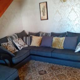4 seater sofa corner unit Dark Grey + matching foot stool. Excellent condition. Purchased from Harvey's furniture shop Mansfield at the cost of £1,400 . Only reason for selling is house move and too big to take.
Does come from a smoke free and pet free home.