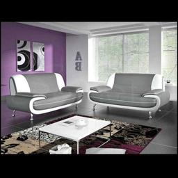 Presenting this stylish faux leather sofa available in 3 + 2 or Corner

Colours available
Black and white
Black and red
Grey and white

We offer express delivery and delivery charges depending on your post code