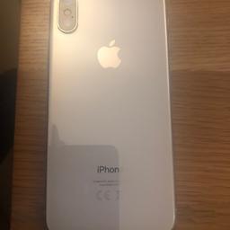 Apple iPhone X - 256GB - Silver (Unlocked) A1901 (GSM). Comes with original headphones( never used ) & original box. Sim tool included. Silver in colour. Collection only.Any questions please get in touch