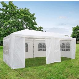 BRAND NEW IN BOX NEVER USED.
AIRWAVE Airwave 3 x 6m Party Tent Gazebo Marquee with 2 x Unique WindBars and Side Panels 120g Waterproof Canopy, White, 120g. can deliver locally for free