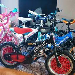 KIDS BIKES 
PRICES FROM £30-£60
EX CATALOGUE..........message for info and prices