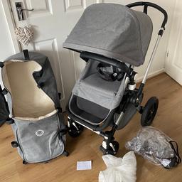 Beautiful pram in excellent condition. No fading to the fabrics! No scratches to the chassis. 
Complete with all that’s pictured. 
Collection Tamworth or can post for costs 
Genuine buyers only, no scammers asking ‘to inbox an email address’