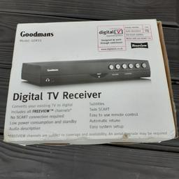 New Goodmans set top box in box. contact 07793212068