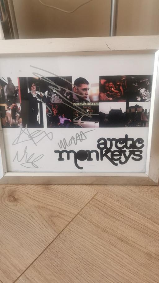 Buy & Sell West Midlands Birmingham - Photos for signed Arctic monkeys framed picture