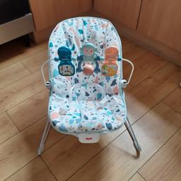 removable washable seat cover
soothing vibrate function
for full product info search 'Fisher price Pacific pebble baby bouncer'
Collection only from L15, Wavertree, Liverpool