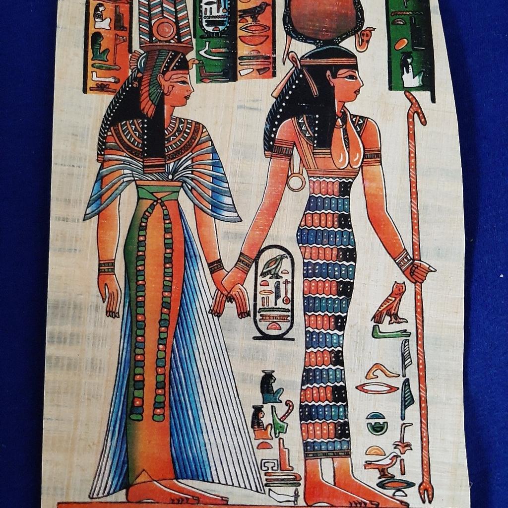 Papyrus Pharaonin Pharao Ägypten Hieroglyphen in 44137 Dortmund für 7