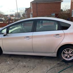 Toyota prius 2010 
UK MODEL 
Been taxi all its life and still is a taxi 
So very solid working car 

Hybrid battery are perfect 
EGR,SPARK PLUG, COIL PACK, MANIFOLD,COOLANT SENSOR,wheel bearing, brake pads, 
All been done 

Has taxi plate if wanna buy plated 
Cheshire east taxi 
£3250 Read less