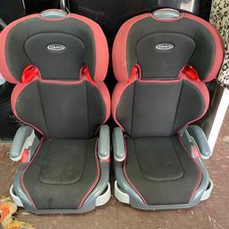 Graco child seats with 2 cup holders on each side, Excellent condition just need a clean, got 2 of these, age up to 12