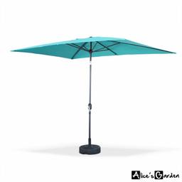 *Free delivery mainland UK
*Base not included
*Parasol never used, slight scratch

Adjustable central aluminium mast and crank handle opening:

This 2x3m rectangular parasol is an indispensable accessory for your garden or terrace to effectively shade you from the sun or protect you from light showers. It is easy to manoeuvre as it has a self-locking crank. The Touquet has an awning at the top, which allows air to circulate through it and prevents the parasol from being caught by the wind. The vertical structure of this parasol is made of aluminium, which ensures durability over time and resistance to outdoor conditions.

Technical specifications:

196x296cm
Polyester fabric 180 gr / m2 approx. with an awning at the top
6 steel ribs

SKU: PU2X3CYA
TM30153