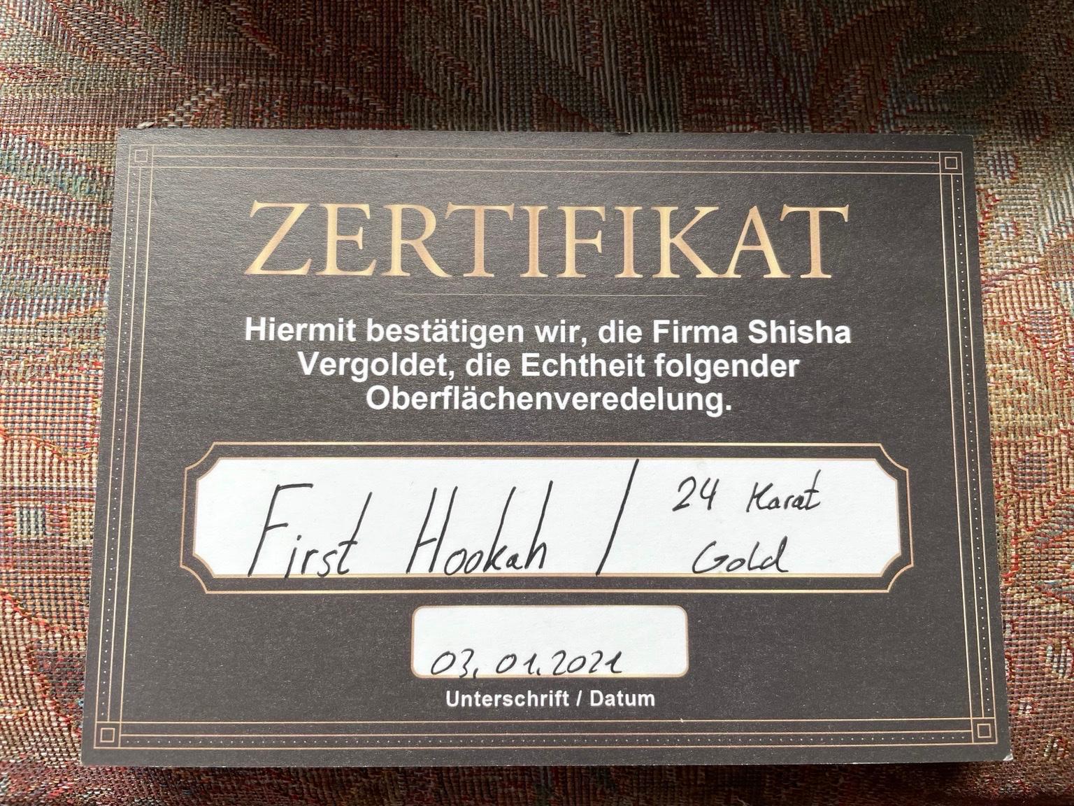 Shisha - First Hookah Core Light Gold in 45665 Recklinghausen für 1,00 ...