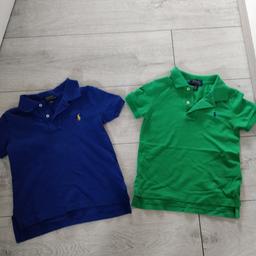 both perfect condition,blue,green unisex ,4t
can buy £10 each or both £20