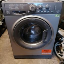 Hotpoint 8 kg washing machine 1400spin white digital works well been serviced inside and out works well comes with 3 months warranty can be delivered or u can collect at will if further than Walsall area then abit of fuel money wud be great I can deliver Install test and old appliance removed I'm also a man with a van I do almost anything pls don't hesitate to contact me on 07503441820 if u have any questions thank u for looking