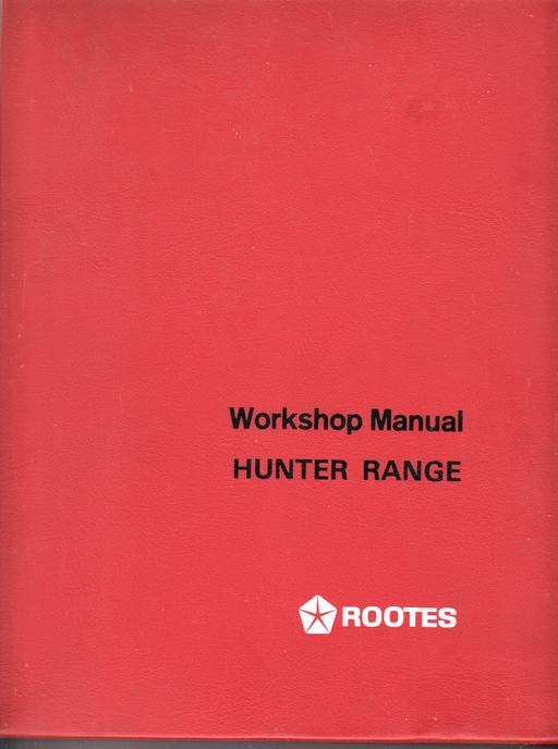 Vehicles Greater Manchester Stockport - Photos for ROOTES WORKSHOP MANUAL FOR HUNTER RANGE