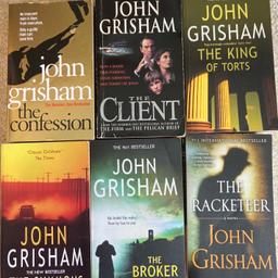 6 John Grisham Bücher
Verkaufe alle zusammen
Versand 5,99€ oder kostenlose Abholung