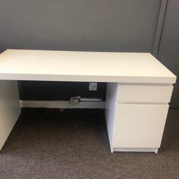 Office desk , Length approx  140cm good condition collection only