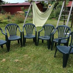 6 Gartenstühle zu verkaufen
Werden nicht mehr benötigt
Kaum benutzt
An Selbstabholer abzugeben