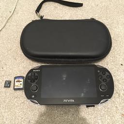PSP vita with charger 1 game soul sacrifice and a Sony psvita 4 gb memory card £75 ono