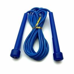 Blue skipping rope. For children and adults. 8years +. 
Approx 9ft long.