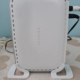 Sky Netgear router with plug and stand