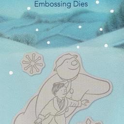 The Snowman 40 Embossing Die. When a young boy's snowman comes to life on Christmas Eve, the two set off on a night time quest for adventure. In their travels they meet dancing penguins, reindeer and even Father Christmas. This magical die features an iconic image based on the artwork of Raymond Briggs, later immortalised in the popular 1982 cartoon. Size Largest Die: 55mm x 30mm. No Offers, I Do Post