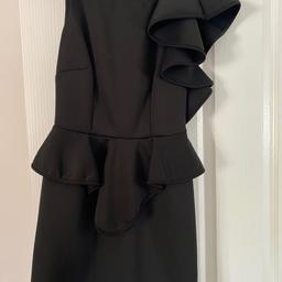 Women’s river island black dress size 8 excellent condition only worn once