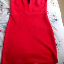'She Likes' red and black dress, size 10