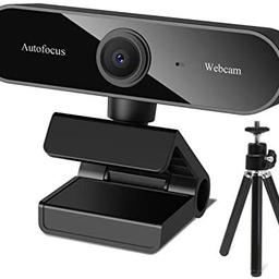 Neues Webcam mit Mikrofon Stativ, Autofokus/Stereo Kamera mit Webcam Abdeckung 1080P HD USB Plug&Play, für PC, Skype, Laptop, Zoom, Live-Streaming, Videochat-Aufnahme, Konferenz

Abholung in Vaihingen an der Enz, 71665 oder Versand gegen Aufpreis möglich