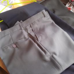 3prs men's Trousers new 1blue,1 grey,1 black all 3 for £10 size 40 waist 29 leg