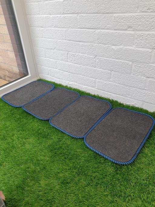 Vehicles Cardiff Saint Mellons - Cardiff - Photos for Set of 4 Brand New Blue & Grey Small Car Mats