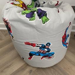 Marvel bean bag with one small stain