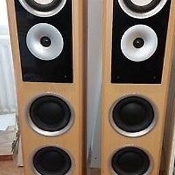 Terrific all round sound and huge bass! Suitable for music and home theatre use. In very good condition.
These are the flagship of the TDL range and specs include: bi-wired, 3-way bass reflex enclosure, 125 watts, 88 dbs, 4 ohms, dimensions 23x108.2x33.5cms, weight 17.5kgs. Collection in person as combined weight is 35kgs!