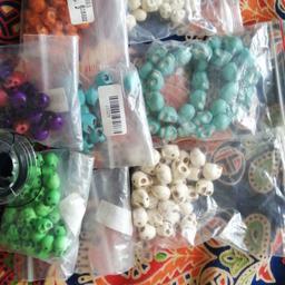bags of skulls for bracelets and neclaces