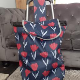 2 wheeled Tulip print shopping trolley.
Brand New Never used, removed from packaging to ensure wheels were not damaged. 
Cash and collection only