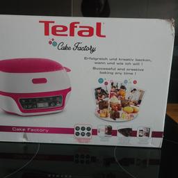 Tefal cake machine Brand new in box also cake ingredients, Barging cost over £150 selling for £75