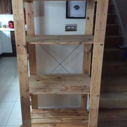 Hi I’m giving away a Wooden Shelving Unit ideal for a garage or shed.

W 78.5cm x H 174cm x D 54cm

Collection only - dismantled 

Comes from a smoke free home