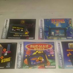 GAMES ARE £12.00 EACH
OR £50.00 FOR ALL.
RAMPAGE- puzzle attack
DONKEY KONG
TETRIS WORLDS
PACMAN COLLECTION
PACMAN WORLD
###ALL GAMES £12 .00 EACH## PLUS P+P
ALL 5 FOR £50.00 PLUS  £3.00 P+P
I DO COMBINE POSTAGE.
postage for 1 or more £3.00
I only use signed for options .
alternatively collection is more than welcome. -hammersmith.
on other sites 