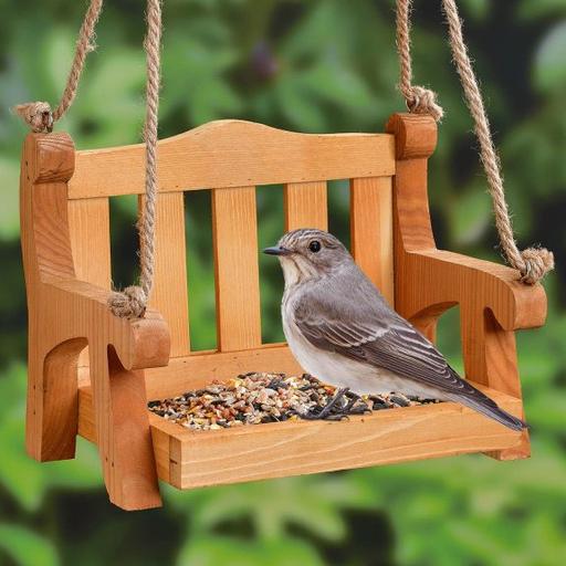 Buy & Sell Cornwall Bugle - Cornwall - Photos for HERITAGE WOODEN SWING PARK BENCH BIRD FEEDER