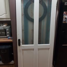 78 x 33 inches white with hinges and handles very good condition