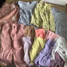 This bundle includes
3 summer dresses
2 outfits (leggings & top set)
I denim jeans
I denim shorts
5 cycle shorts

All good condition aged 2-3yrs

Buyer to collect