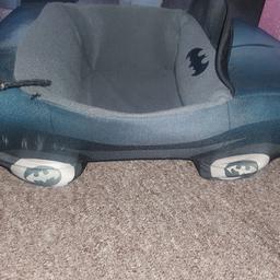 used condition could do with a sew on one of the batman wings it dont effect use this is a build a bear car so the teddy just sits in it cash collect postage price will be noted on the buy now option thankyou no time wasters