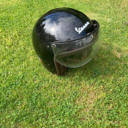 Medium vespa black vespa helmet reasonable condition