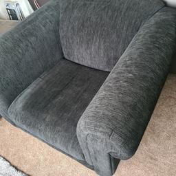 Really comfortable Black Fabric Chair.  Really good condition. 
80cm high, 90cm deep, 100cm wide.
Collect from Ribbleton