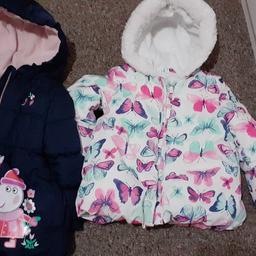 girls coats great condition 12-18months