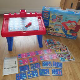 paw patrol activity table used a couple of times great condition comes boxed