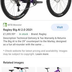 bike is mint been use for riding on canal so easy life has upgrade forks 170mm rockshox lyrik rebonair spring 11x1 gearing as standard has shimano slx brakes wtb 27.5 wheel set brand x 150mm remote dropper post dmr pedels regley bars and stem beautiful bike collection or local delivery