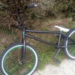 BMX bike all in good working condition comes with spare rims a tyre and a new inner tube