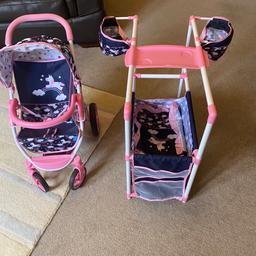 Unicorn design, great condition. Comes with storage boxes for clothes etc, rail to hang clothes and storage rack down one side. Space for dolls to sleep and eat Coat hangers included. Collection only, no deliveries and cant post due to size.