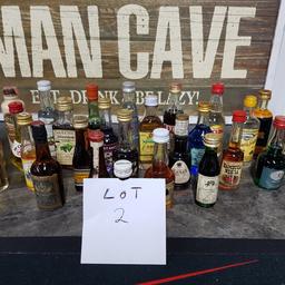 29 miniature bottles they are awful ideal for man cave bar and for collectors will not post pick-up only thanks for looking