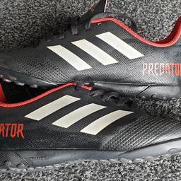 Adidas Predator astro turf trainers. UK size 5.Black, red and white. collection or local meeting point only.